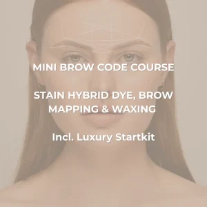 MINI BROW CODE KURS - HYBRIDFÄRGNING  VAX + BRYNMAPPING + BRYNWAXNING