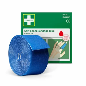 Cederroth Plåster Soft Foam Blå 6cmx4,5m