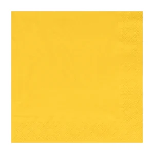 Servett 3-lag 40x40cm Gul 1000st