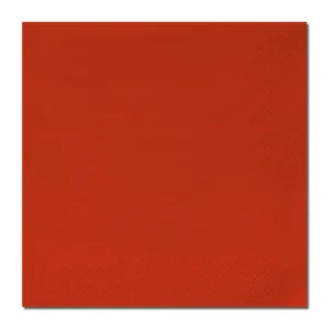 Servett 3-lag 40x40cm Röd 1000st