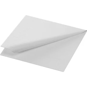 Servett 1-lag 24x24cm Vit 6000st