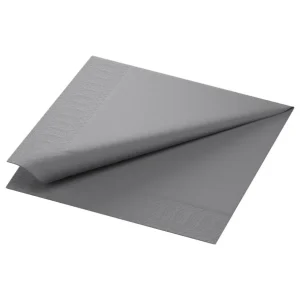 Servett 3-lag 40x40cm Granitgrå 1000st