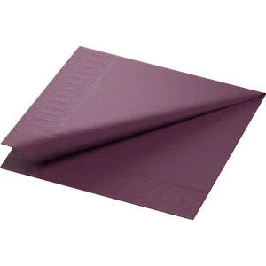 Servett 3-lag 40x40cm Plum 1000st