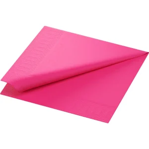 Servett 3-lag 40x40cm Fuchsia 1000st