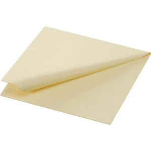 Servett 3-lag 24x24cm Vanilj 2000st