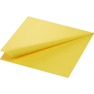 Servett 3-lag (40x40cm) Gul 1000st