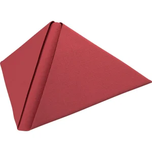 Servett Dunilin 40x40cm Vinröd 540st