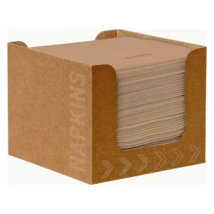 Kaffeservett Dunisoft 20x20cm Eco Brun 1200st