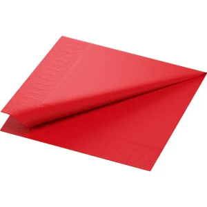 Servett 3-lag 40x40cm Röd 1000st