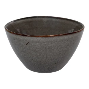 Selma Skål - Skål, keramik, grå/brun ø15x9 cm, set om 4