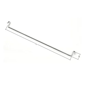 Saxstöd Stor 450x16x3,5mm