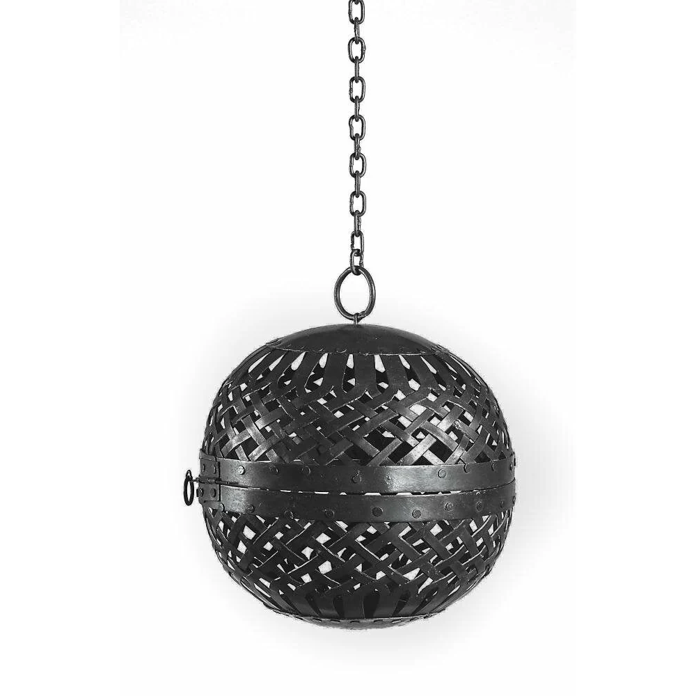 Järnlyktor för upphängning - 3 st - ø30 cm - svarta - Bild 3